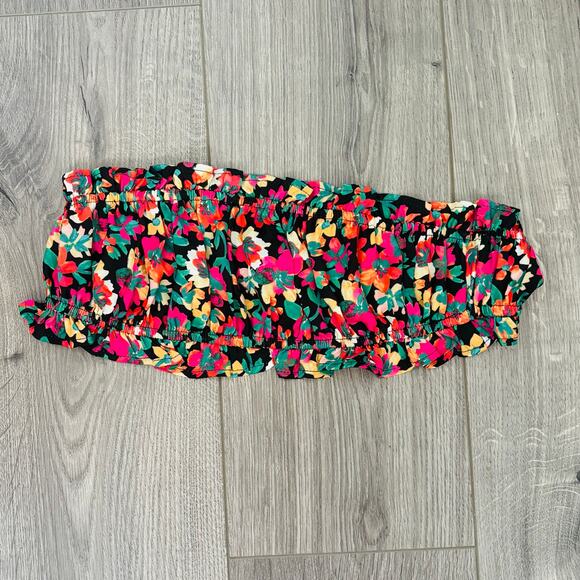 Resa Floral Lucy Set Tube Crop Top & Slit Midi Skirt Set Casablanca Size XS - Picture 2 of 10